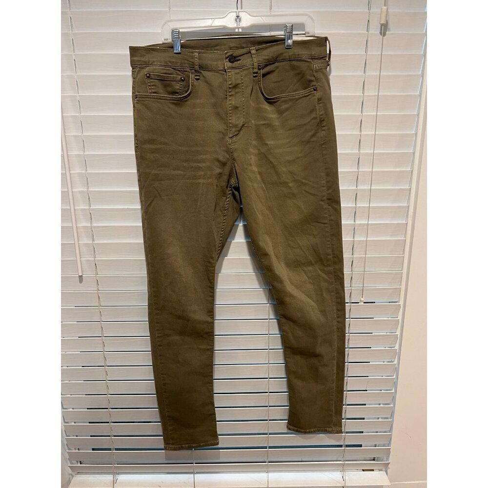 Rag & Bone‎ Mens Green Jeans - Size 36x32
